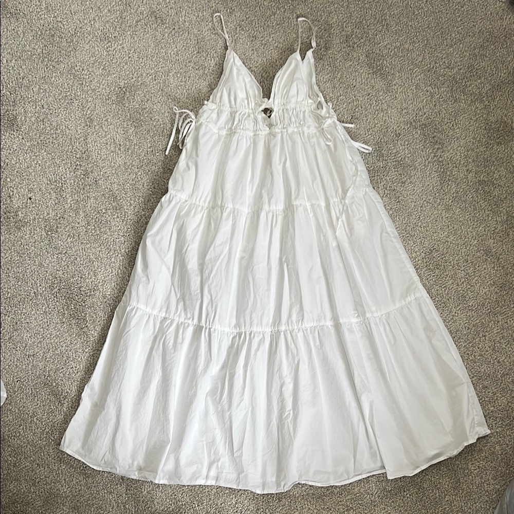 ASTR The Label White Maxi Dress